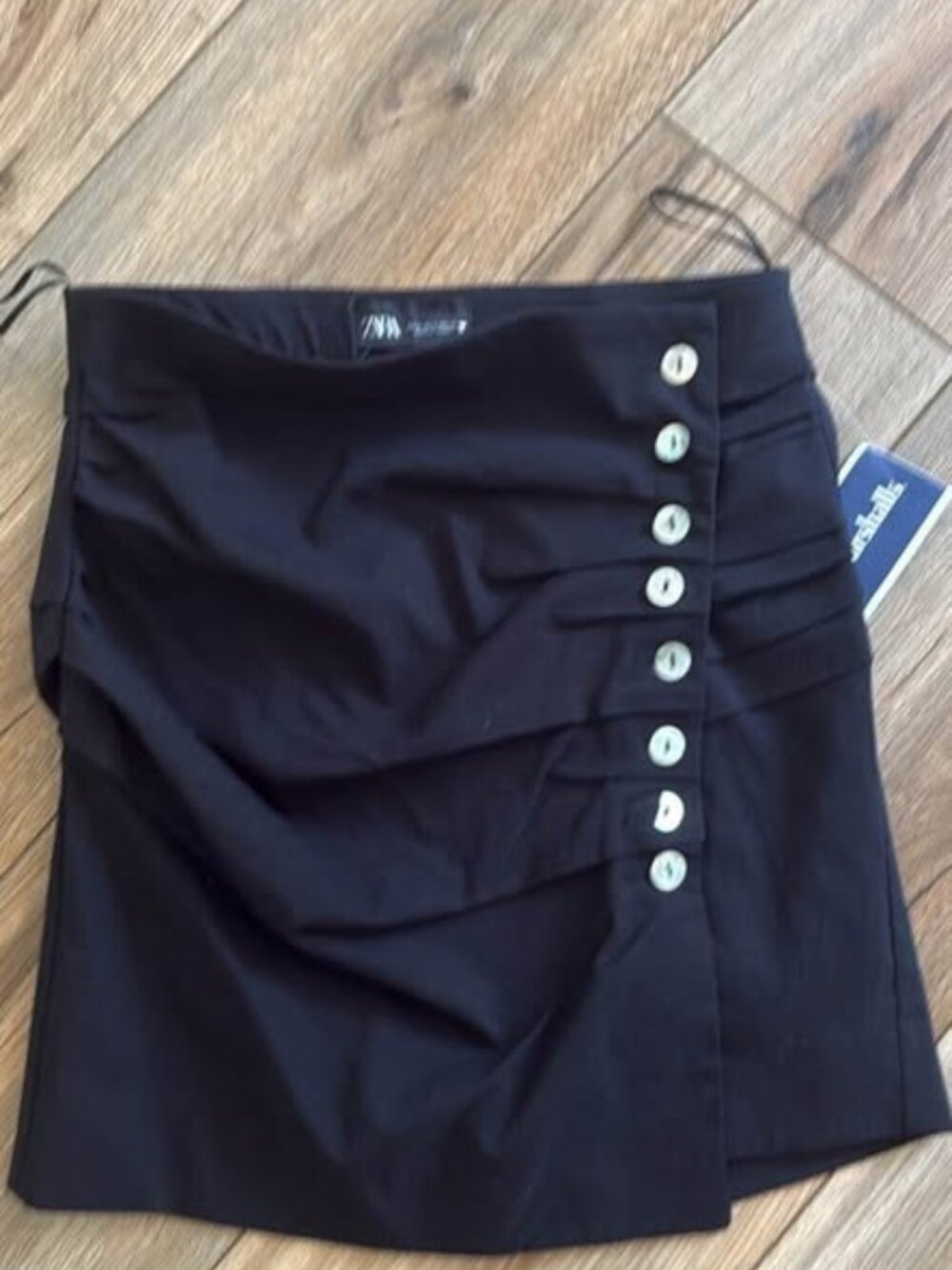 🖤 Zara Black Wrap Skirt – Size Small – NWT